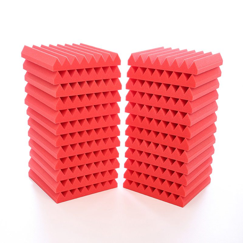 Red Acoustic Foam Tiles