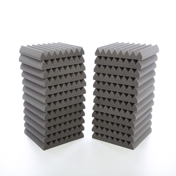 72 Pack Blue Acoustic Foam Wedge Tiles - 300x300x50mm, High Density, Studio Sound Treatment By SoundFix