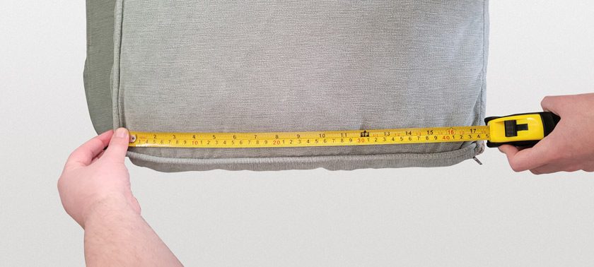 cushion measuring length
