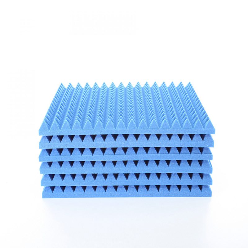 Large Blue Acoustic Pyramid Tiles