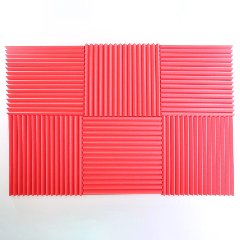 Acoustic Foam Red Wall Tiles