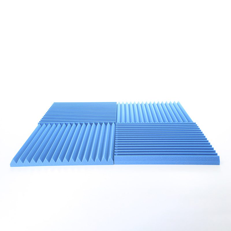 Large Blue Wedge Foam Panels