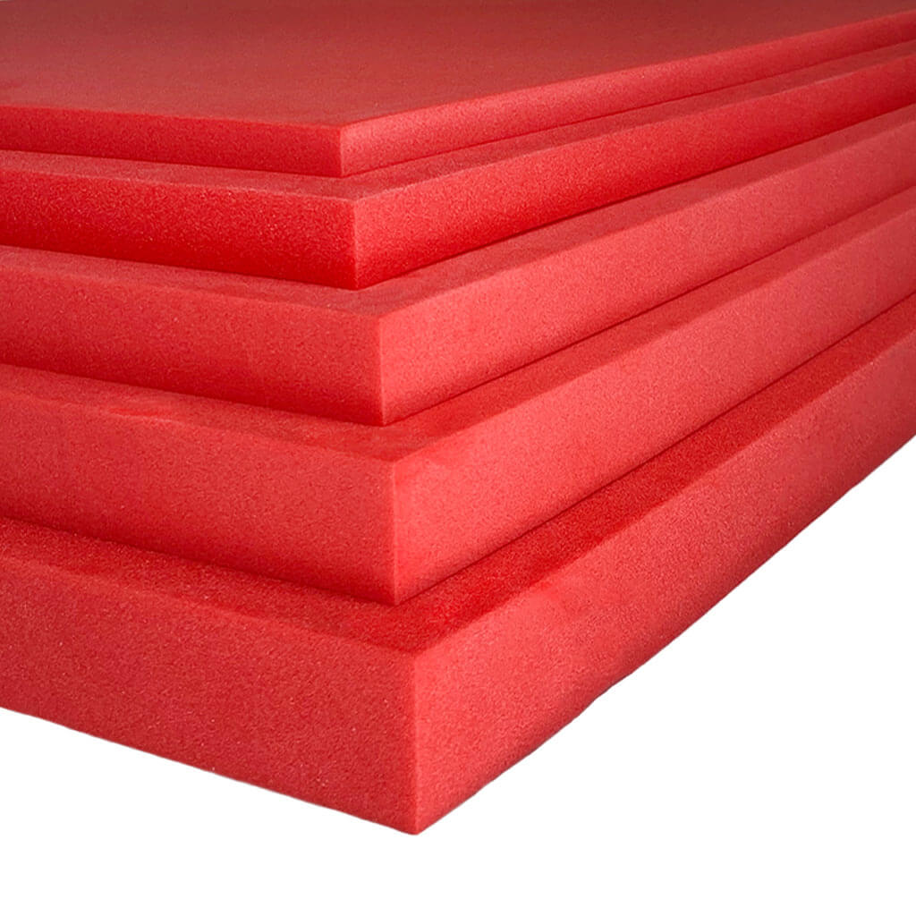 Red Plastazote Foam Closed Cell Sheets