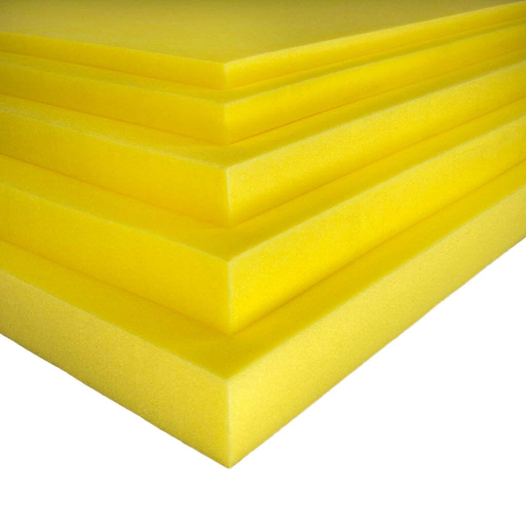 Yellow Plastazote Foam Sheets LD33